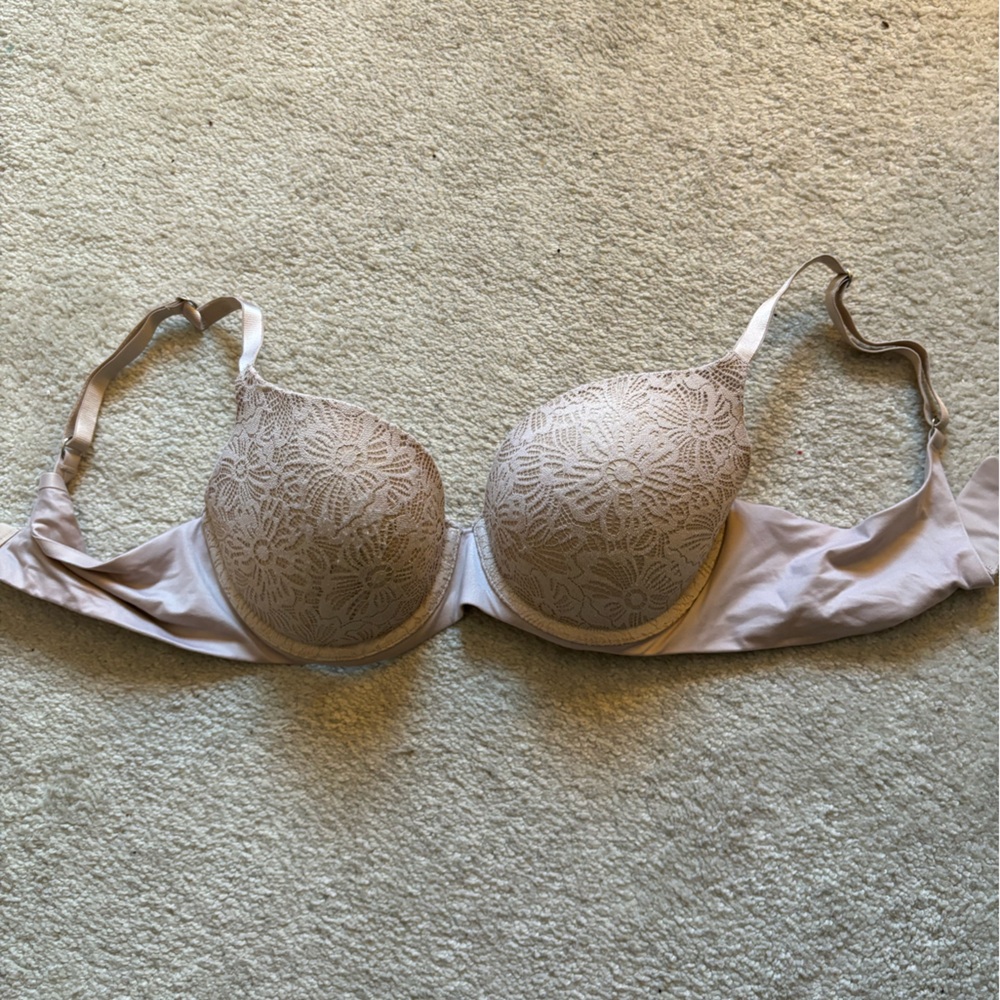 Lace beige aerie bra